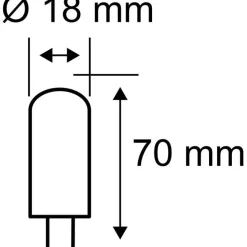 LED-pistokantalamppu Paulmann Pin Base, G9, 470lm, 5W, 4000K, kirkas