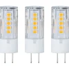 LED-pistokantalamppu Paulmann Pin Base, 12V, GY6.35, 300lm, 3.5W, 2700K, kirkas, 3kpl
