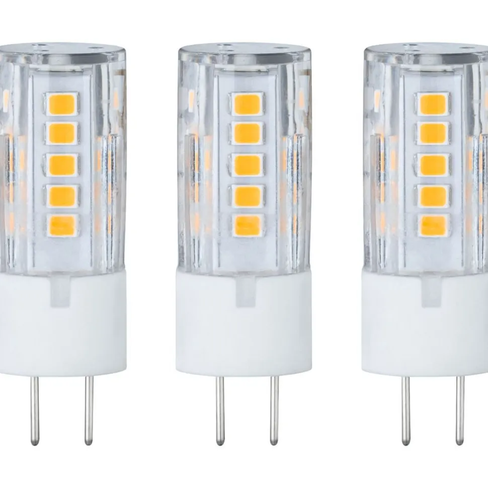 LED-pistokantalamppu Paulmann Pin Base, 12V, GY6.35, 300lm, 3.5W, 2700K, kirkas, 3kpl