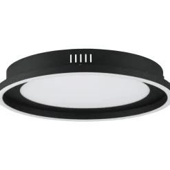 LED-Plafondi Eglo Calagrano Ø38cm värivaihto + kaukosäädin musta/valkoinen