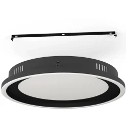 LED-Plafondi Eglo Calagrano Ø38cm värivaihto + kaukosäädin musta/valkoinen