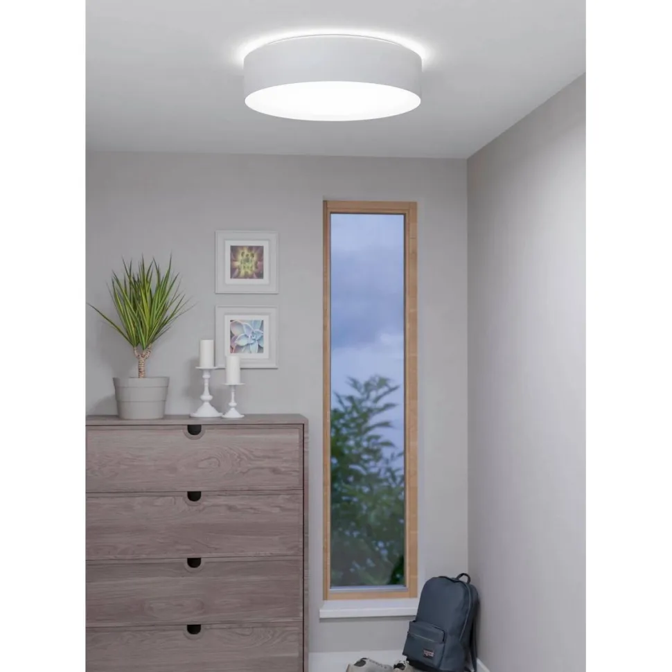 LED-Plafondi Eglo connect.z Romao-z 57cm RGBW valkoinen