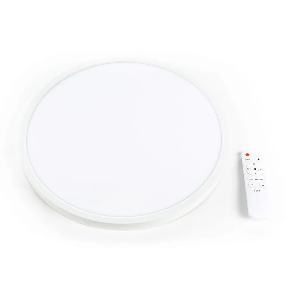LED-plafondi LED Energie 24 W 2400 lm IP40 CCT kaukosäädin Ø400 mm valkoinen
