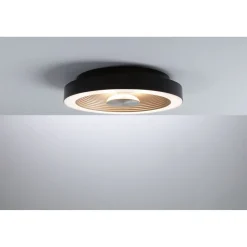 LED-plafondi Paulmann Volea Ø32cm IP44 3000K 470lm/1650lm 3.5/13W himmennettävä musta/kulta