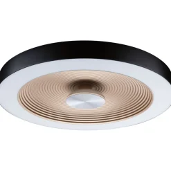 LED-plafondi Paulmann Volea Ø32cm IP44 3000K 470lm/1650lm 3.5/13W himmennettävä musta/kulta