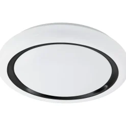 LED-Plafondi Eglo Capasso valkoinen/musta eri kokoja