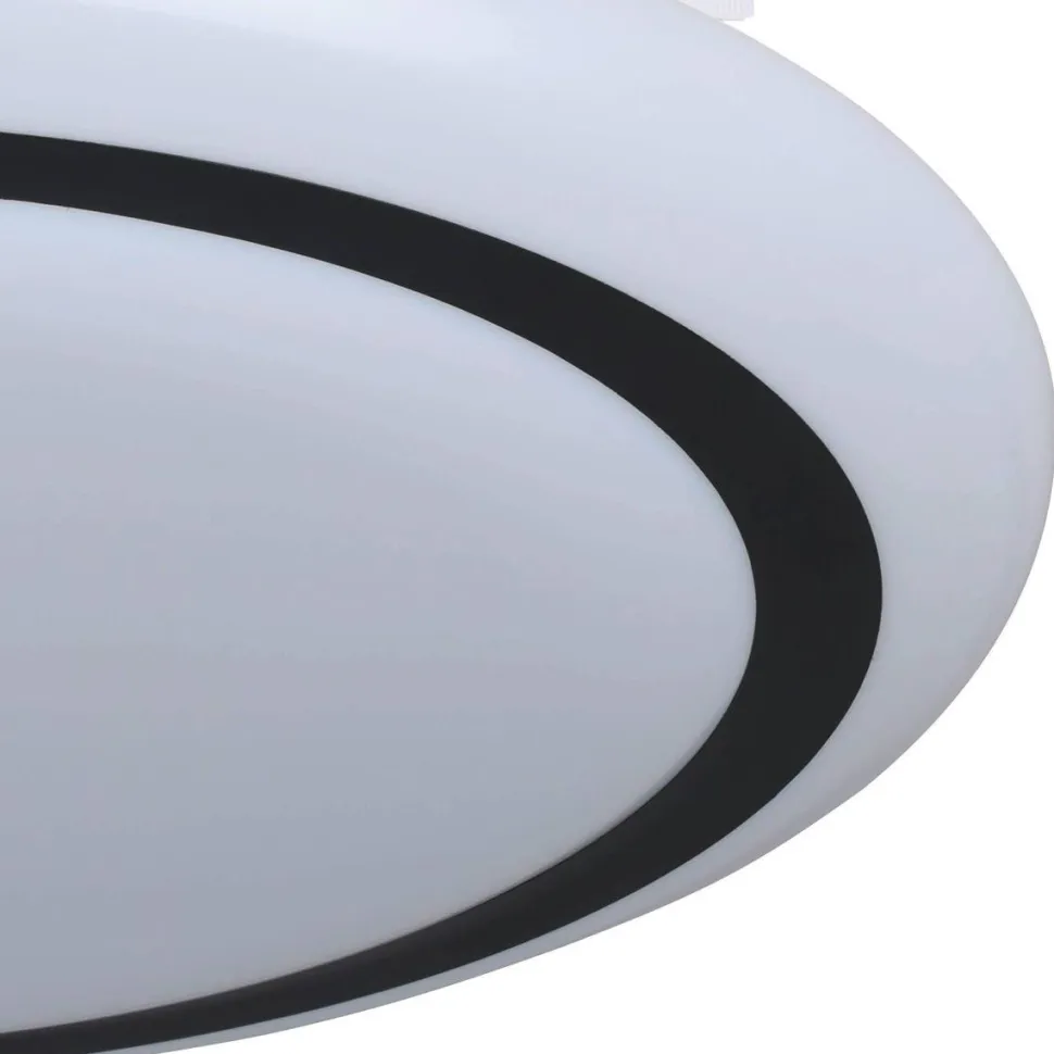 LED-Plafondi Eglo Capasso valkoinen/musta eri kokoja