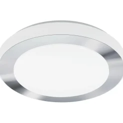 LED-plafondi Eglo Carpi Ø385 mm valkoinen/kromi