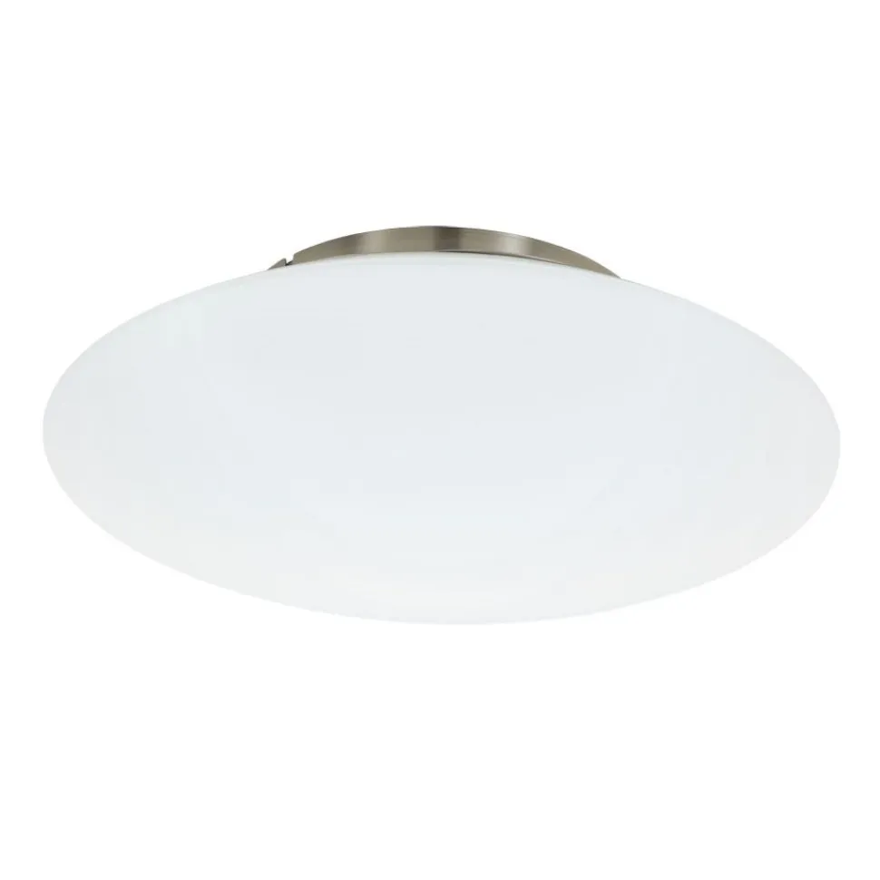 LED-plafondi Eglo Crosslink Frattina-C 27W Ø435x130 mm IP20 harjattu teräs/valkoinen
