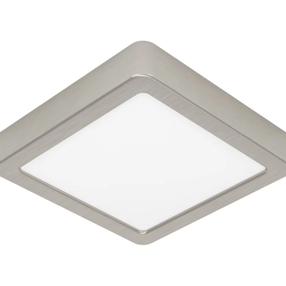 LED-Plafondi Eglo Fueva 5 himmennettävä mattanikkeli/valkoinen eri kokoja