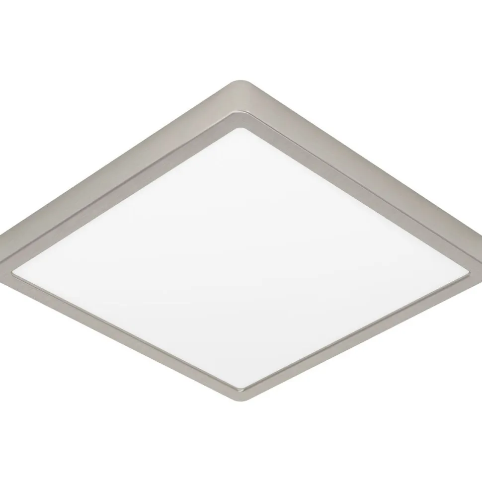 LED-Plafondi Eglo Fueva 5 himmennettävä mattanikkeli/valkoinen eri kokoja