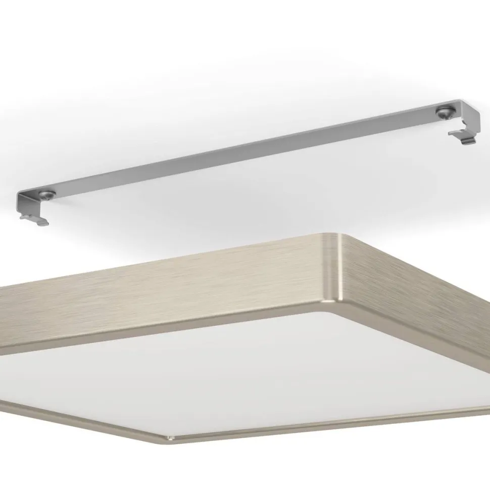 LED-Plafondi Eglo Fueva 5 himmennettävä mattanikkeli/valkoinen eri kokoja