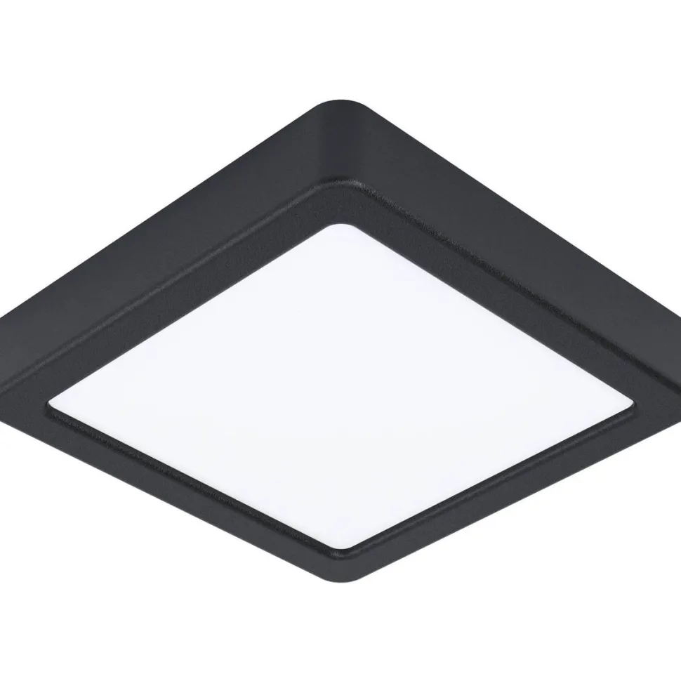 LED-Plafondi Eglo Fueva 5 3000K musta pinta-asennettava vaihdettava LED eri kokoja