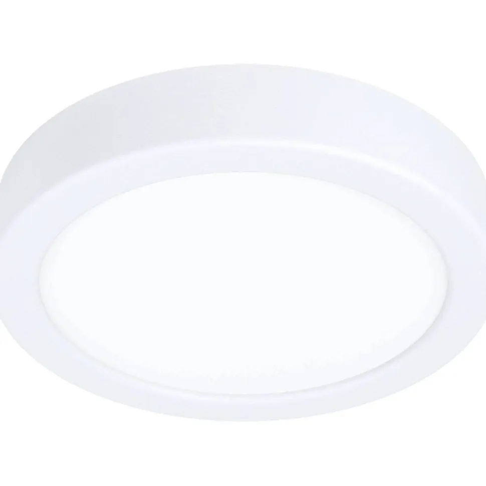 LED-Plafondi Eglo Fueva 5, 3000K valkoinen pyöreä pinta-asennettava vaihdettava LED eri kokoja