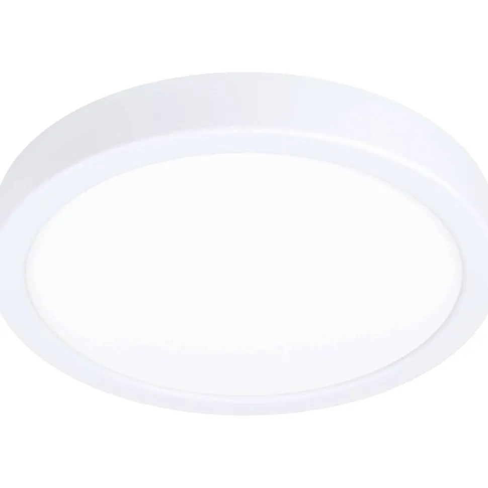 LED-Plafondi Eglo Fueva 5, 3000K valkoinen pyöreä pinta-asennettava vaihdettava LED eri kokoja