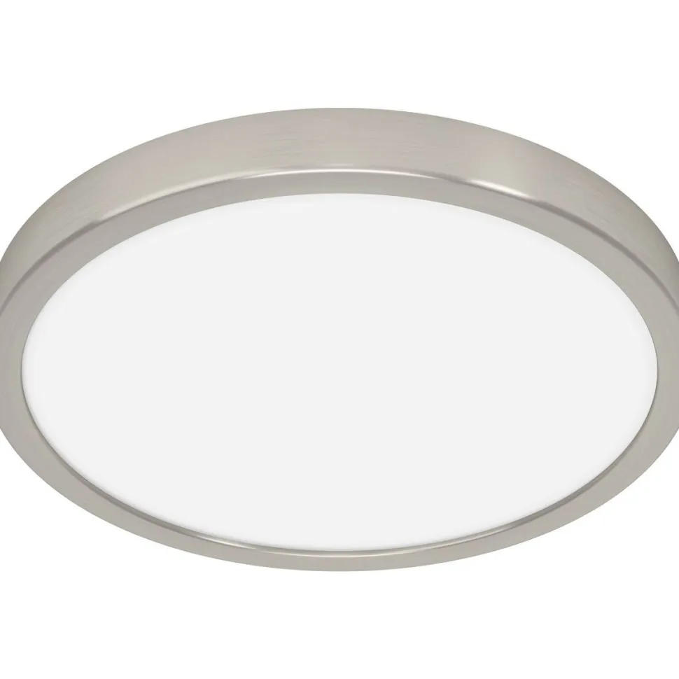 LED-Plafondi Eglo Fueva 5 17W Ø21cm himmennettävä mattanikkeli/valkoinen