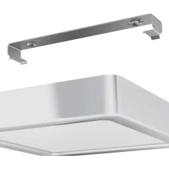 LED-Plafondi Eglo Fueva 5 11W 16x16cm IP44 kromi/valkoinen
