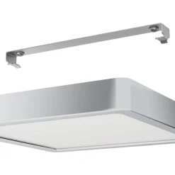 LED-Plafondi Eglo Fueva 5 11W 16x16cm IP44 kromi/valkoinen