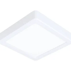 LED-Plafondi Eglo Fueva 5 16x16cm 3000K valkoinen pinta-asennettava vaihdettava LED