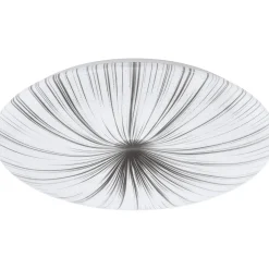 LED-plafondi Eglo Nieves Ø510 mm valkoinen/hopea