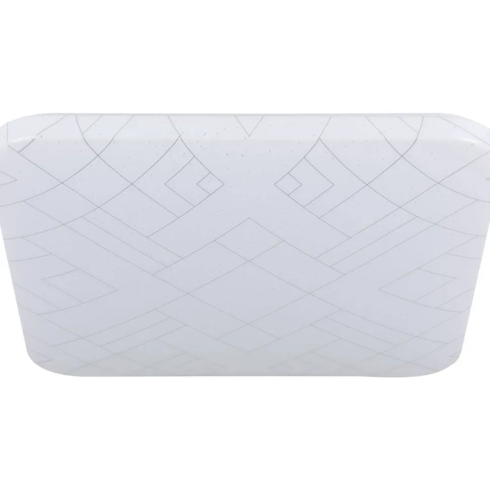 LED-Plafondi Eglo Rende 19.5W 38x38cm valkoinen/hopea