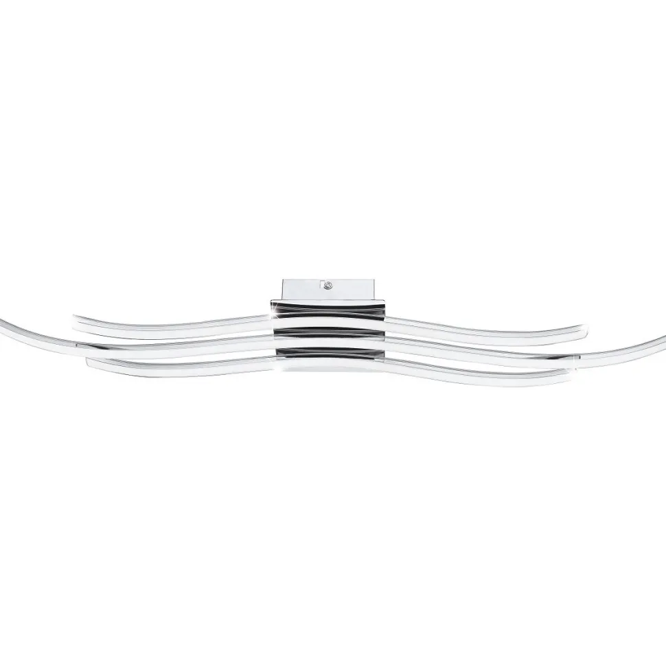 LED-plafondi Eglo Roncade 26W 130x45x650 mm IP20 kromi/valkoinen
