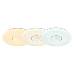 LED-plafondi FocusLight Moon Ø51cm 36W himmennettävä valkoinen