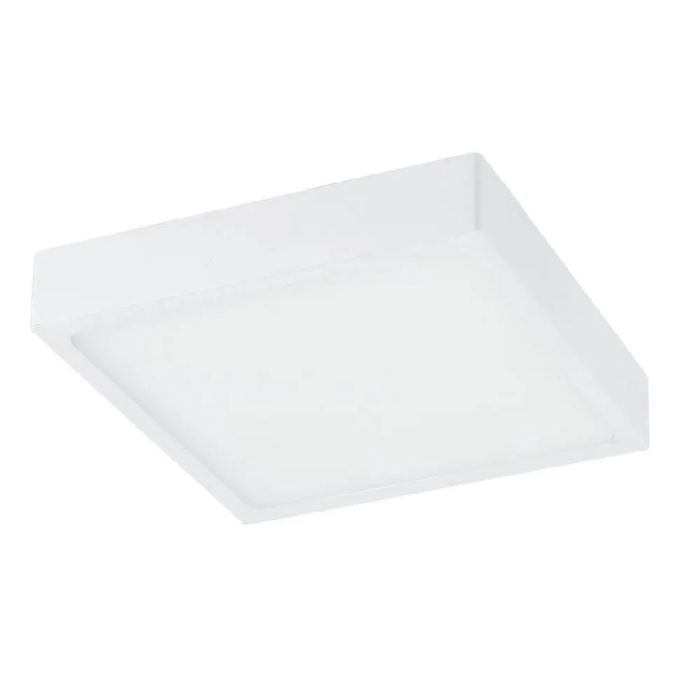 LED-plafondi Globo Alena 17x17cm 22W himmennettävä valkoinen