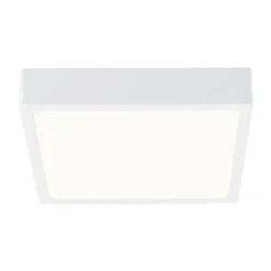LED-plafondi Globo Alena 17x17cm 22W himmennettävä valkoinen
