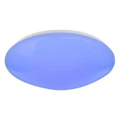 LED-plafondi Globo Atreju Ø39cm 24W himmennettävä valkoinen