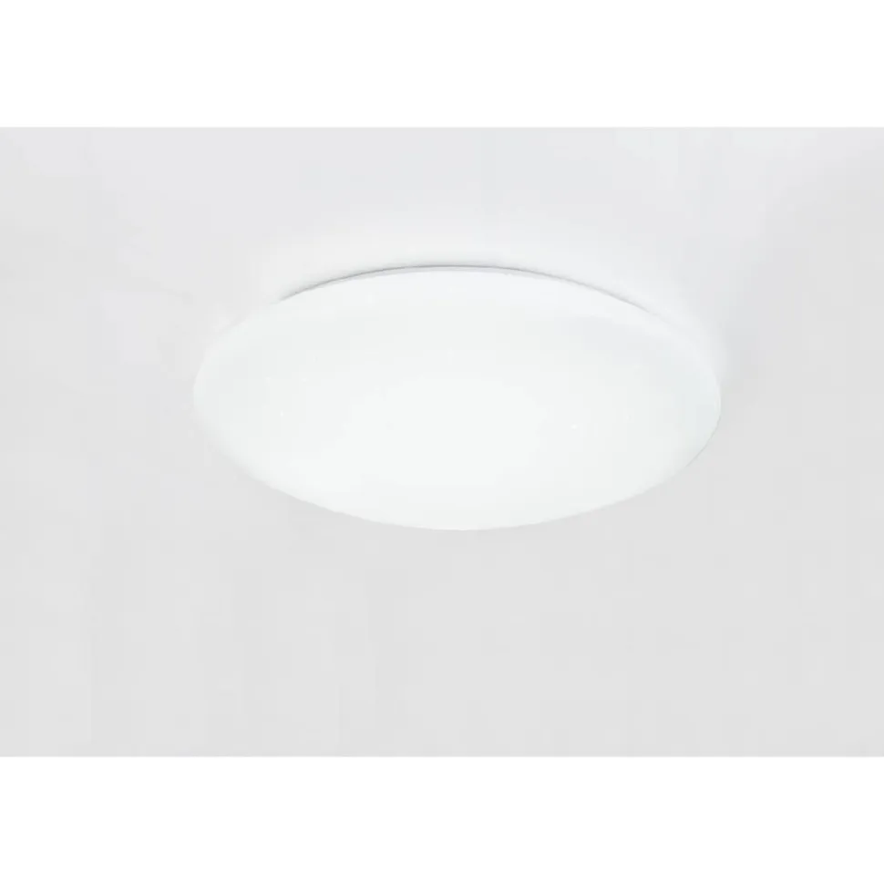 LED-plafondi Globo Atreju Ø49cm 48W himmennettävä valkoinen