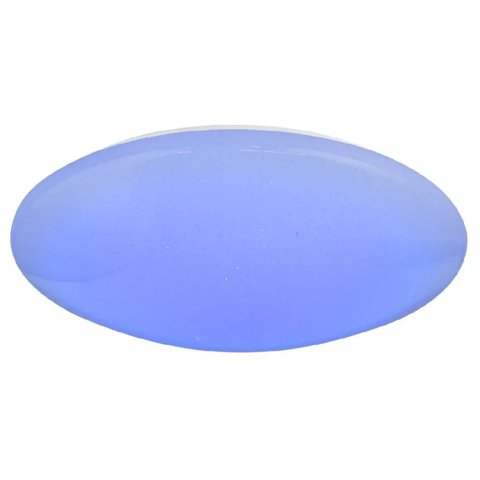 LED-plafondi Globo Atreju Ø49cm 48W himmennettävä valkoinen