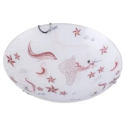 LED-plafondi Globo Natalie Ø30cm 16W valkoinen