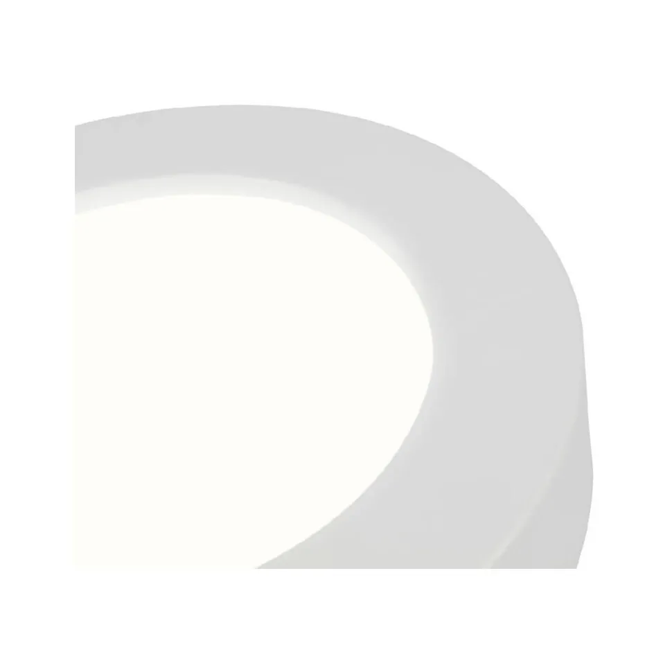 LED-plafondi Globo Paula Ø22,6cm 18W valkoinen