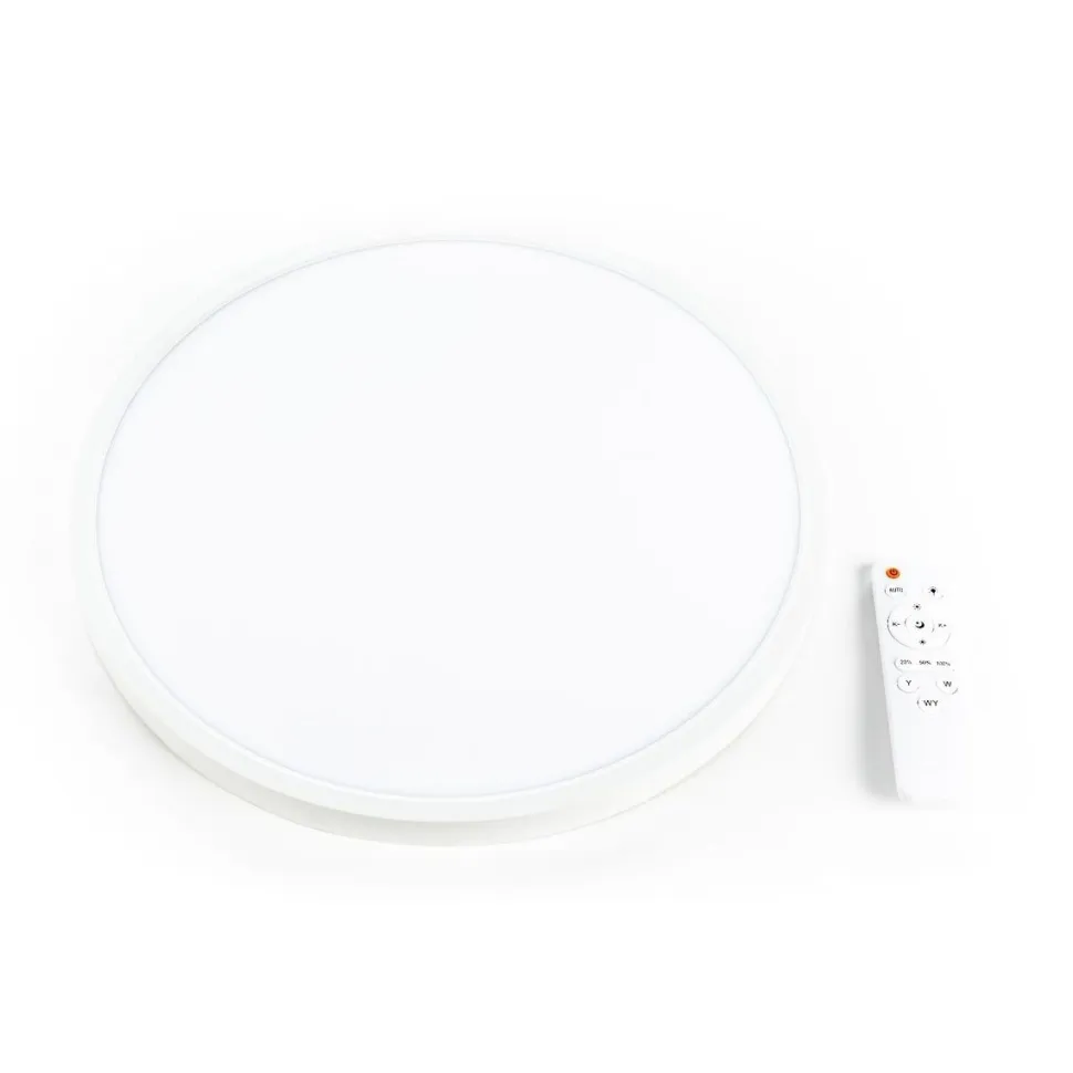 LED-plafondi LED Energie 20 W 2000 lm IP40 CCT kaukosäädin Ø300 mm valkoinen