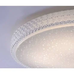 LED-plafondi Leuchten Direkt Frida Ø60cm 32W himmennettävä valkoinen