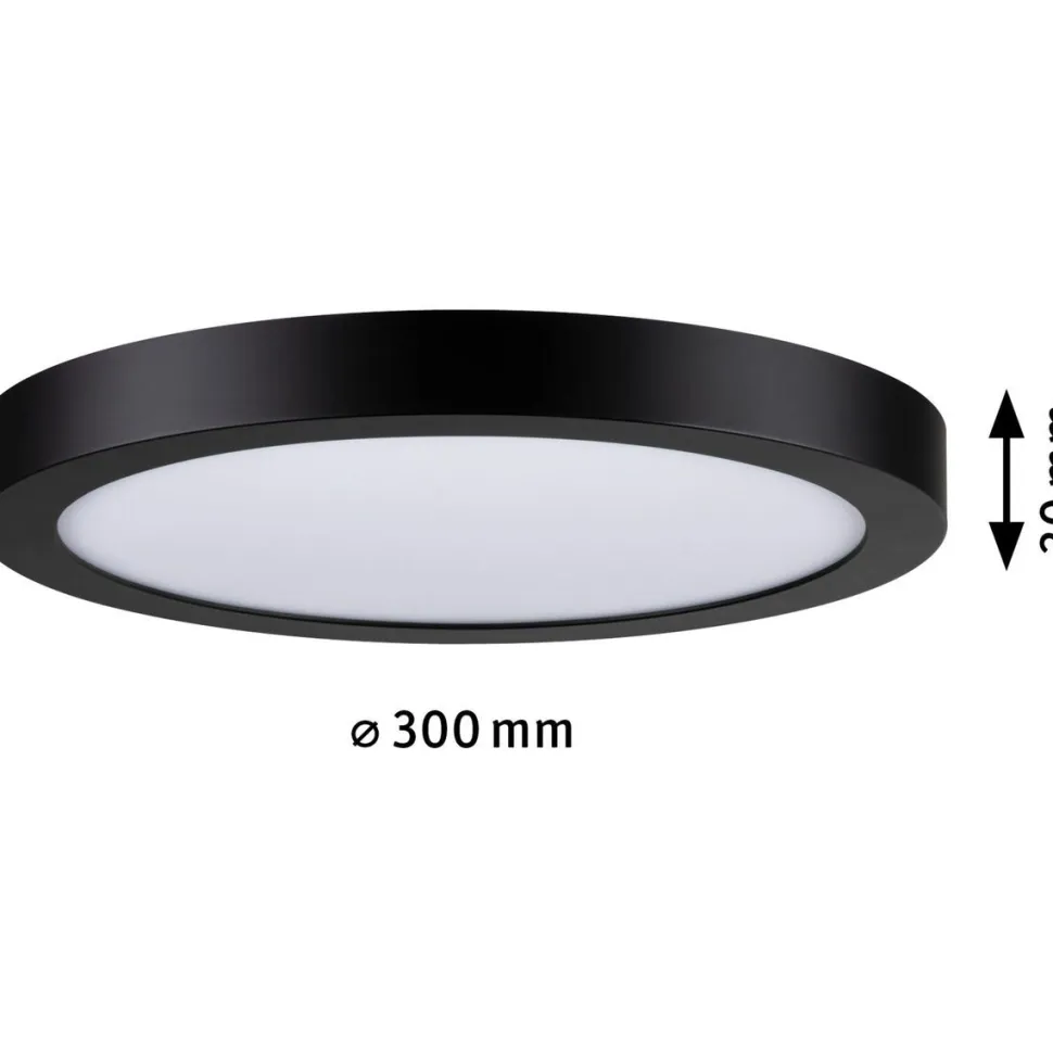 LED-Plafondi Paulmann Atria Ø300mm mattamusta