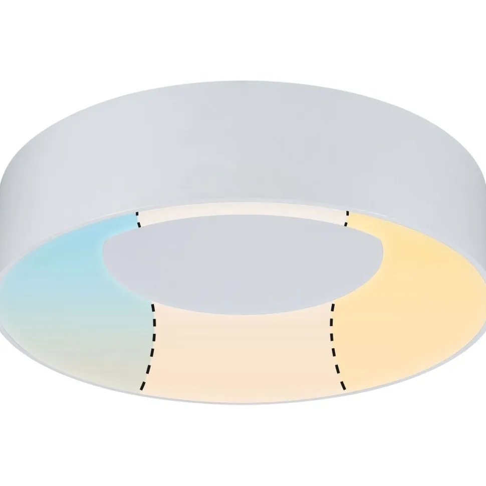 LED-Plafondi Paulmann Casca Ø300mm IP44 himmennettävä valkoinen