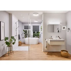 LED-Plafondi Paulmann Casca Ø300mm IP44 himmennettävä valkoinen