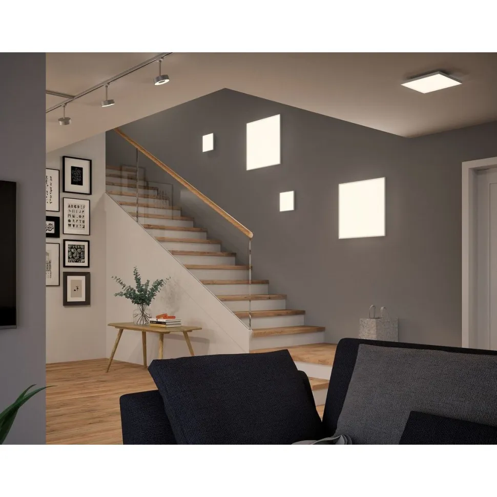 LED-Plafondi Paulmann Velora 300x300mm mattavalkoinen