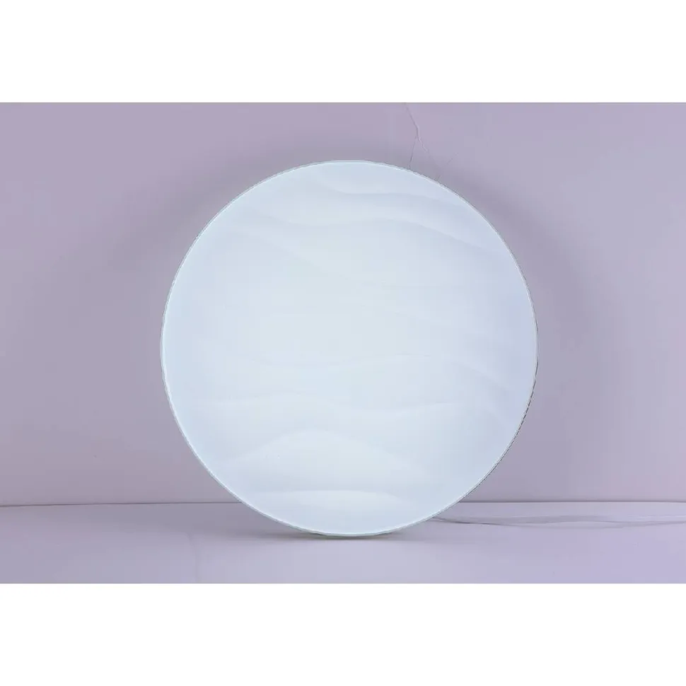 LED-plafondi Polux Desert Ø38cm 24W himmennettävä valkoinen