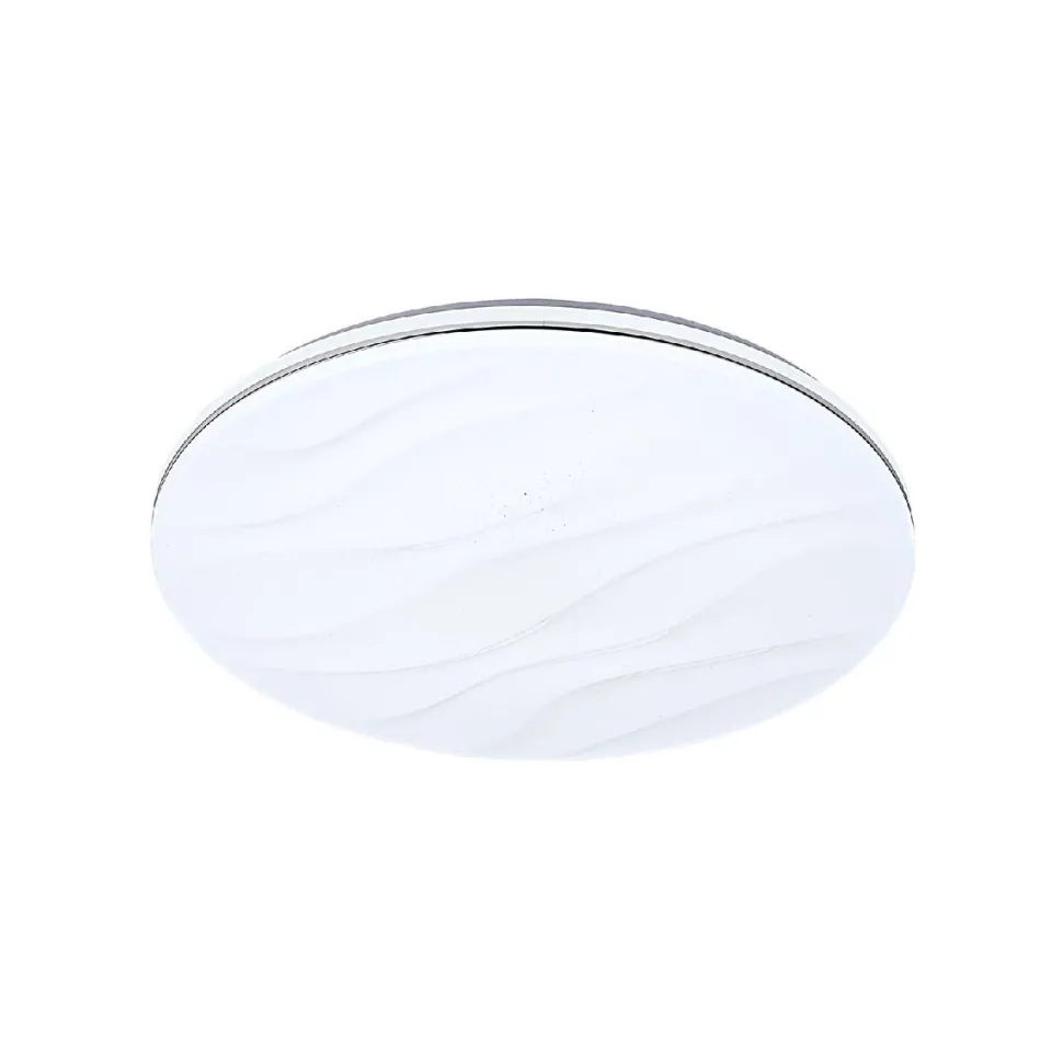 LED-plafondi Polux Desert Ø48cm 36W himmennettävä valkoinen