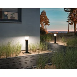 LED-pollarivalaisin Paulmann Bako, IP44, 50cm, korroosionkestävä