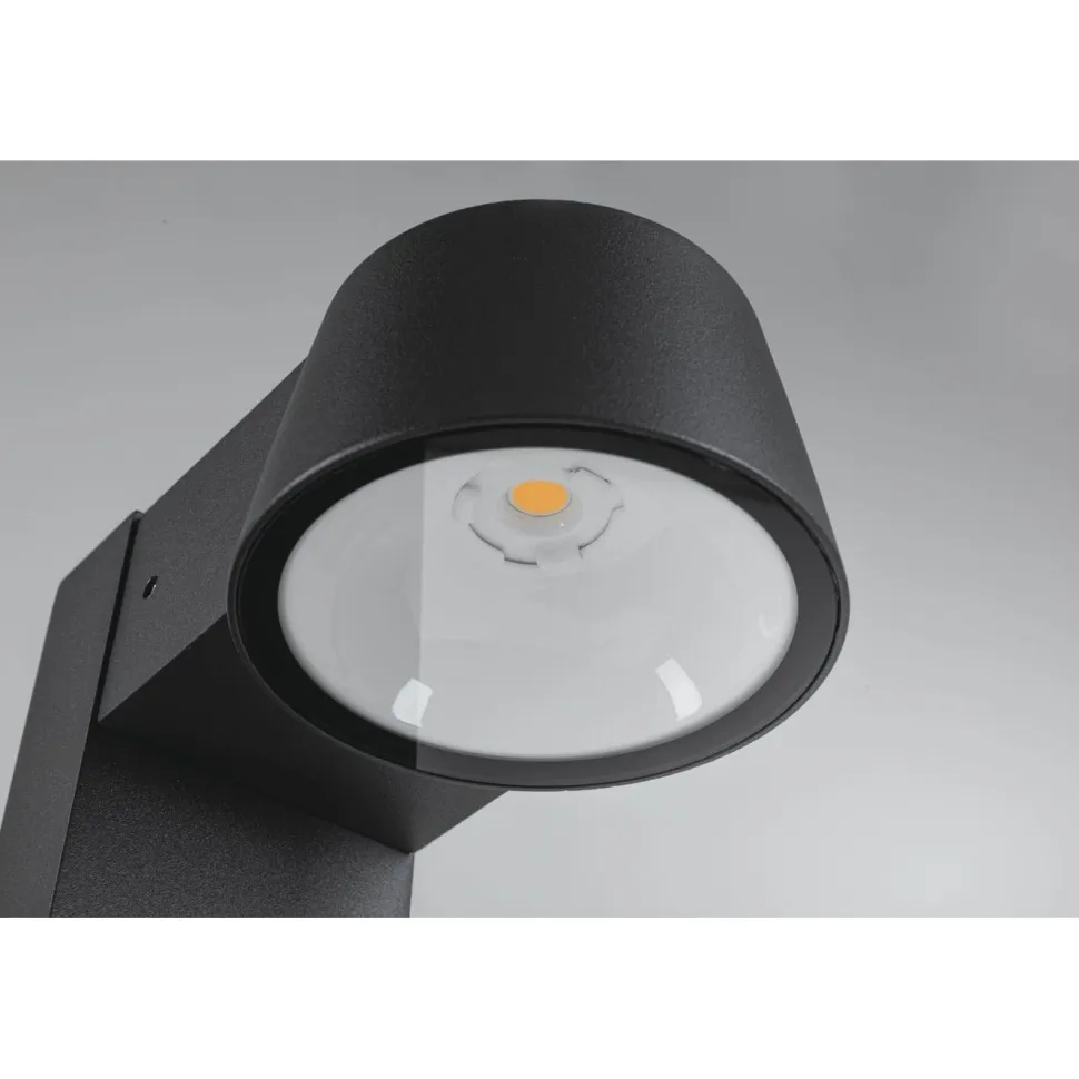 LED-pollarivalaisin Paulmann Capea, IP44, 50cm, 2200K, antrasiitti