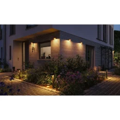LED-pollarivalaisin Paulmann Capea, IP44, 50cm, 2200K, antrasiitti