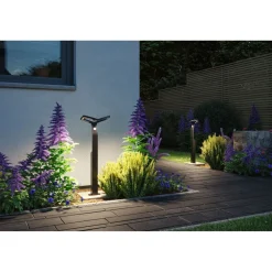 LED-pollarivalaisin Paulmann Alara 665mm 3000K 10W 450lm hämäräohjattu liiketunnistin IR antrasiitti