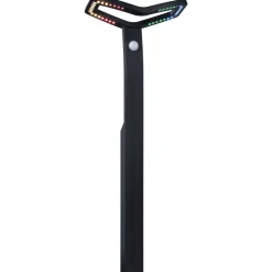 LED-pollarivalaisin Paulmann Alara Smart Home Zigbee 3.0 665mm hämäräohjattu liiketunnistin IR RGBW+ 10W 450lm antrasiitti