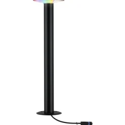 LED-pollarivalaisin Paulmann Plug & Shine Plate, Smart Home Zigbee 3.0, IP44, RGBW+, 5W, antrasiitti