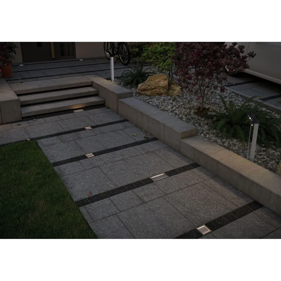 LED-pollarivalaisin aurinkokennolla Paulmann Soley, IP44, 3000K, liiketunnistin, antrasiitti