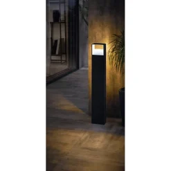 LED-pollarivalaisin Eglo Doninni 1, 80cm, antrasiitti